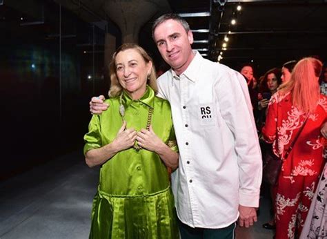 miuccia prada raf simons|raf simons and miuccia prada.